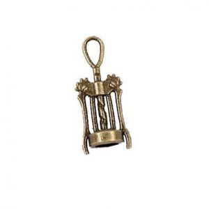Zawieszka metalowa Charms ScrapBerry's Korkociąg, 28mm
